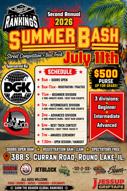 2nd Annual Summer Bash pre-registration