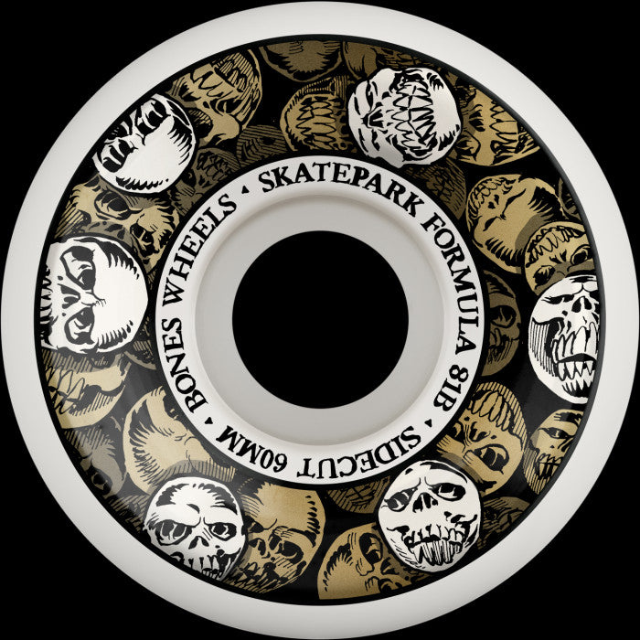 BONES WHEELS SPF SKATEBOARD WHEELS SKATEPARK FORMULA 60 P5 SIDECUTS 81B 4PK