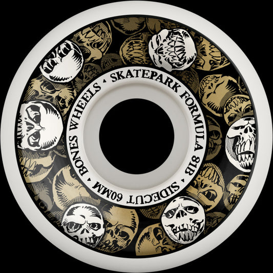 BONES WHEELS SPF SKATEBOARD WHEELS SKATEPARK FORMULA 60 P5 SIDECUTS 81B 4PK