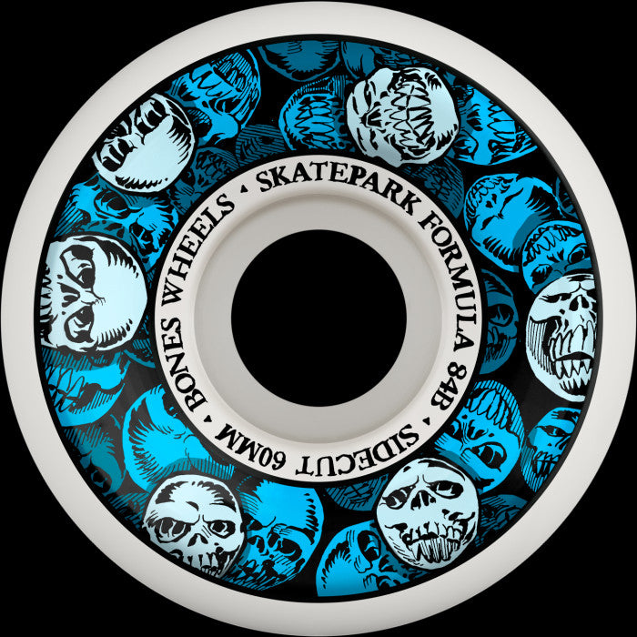 BONES WHEELS SPF SKATEBOARD WHEELS SKATEPARK FORMULA 60 P5 SIDECUTS 84B 4PK