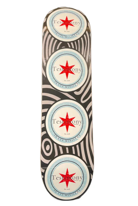 Testimony Skateboards Logo Deck