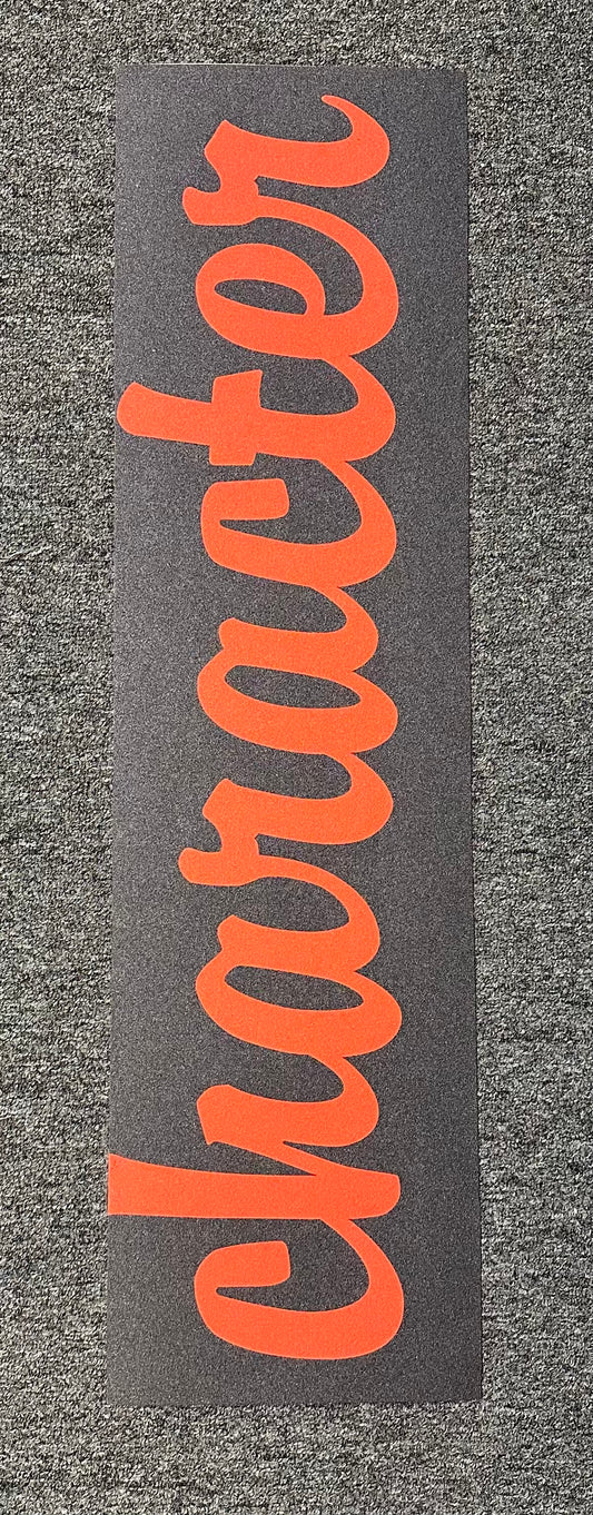 Character - Graphic Grip Tape Red Script