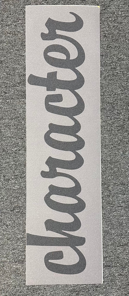 Character - Graphic Grip Tape Murdered Out