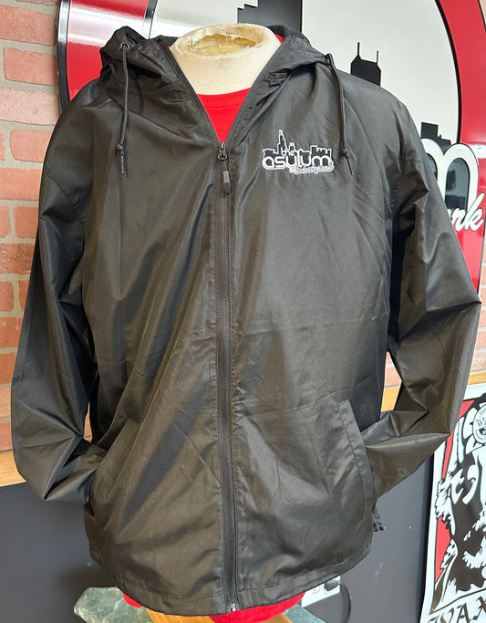 Asylum Black Windbreaker