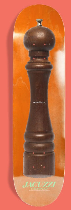 Jacuzzi Caswell Berry Pepper Grinder (Orange) 8.25"