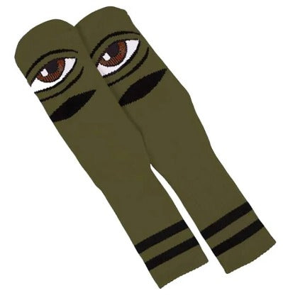 Toy Machine Sect Eye Socks (Army Green)
