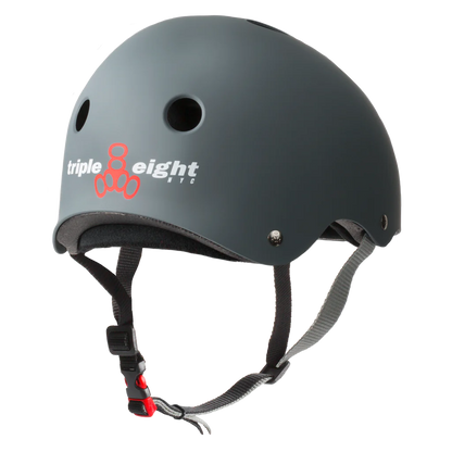 Triple Eight Helmet Carbon Matte