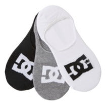 DC Shoes No Show 3 Pack Socks