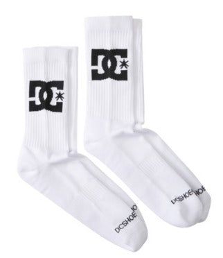 Copy of DC Shoes Star 2 Pack Crew Socks (White)