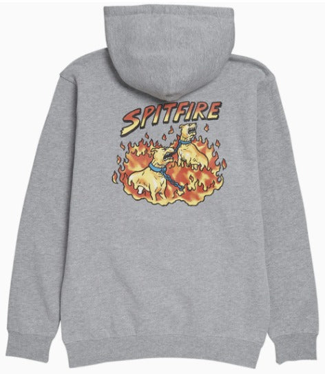 Spitfire Hell Hounds Hoodie (Heather Grey)