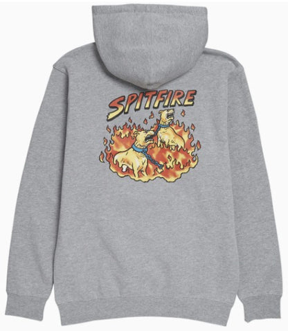 Spitfire Hell Hounds Hoodie (Heather Grey)