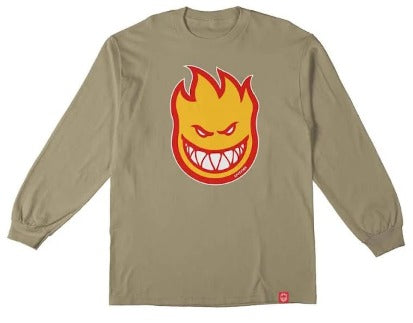 Spitfire BigHead Fill Long Sleeve (Sand/Gold/Red)
