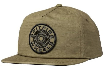 Spitfire Classic 87 Swirl Snapback Hat (Tan)