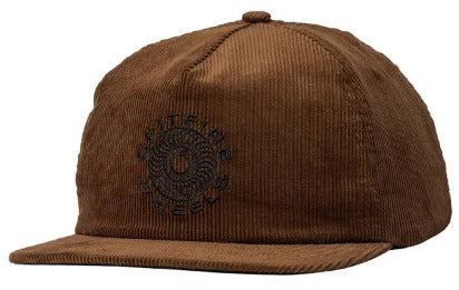 Spitfire Classic 87 Swirl Snapback Hat (Brown/Black)
