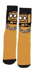 Toy Machine Socks Robot (Mustard)