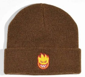 Spitfire BigHead Fill Cuff Beanie (Brown/Red/Gold)