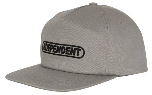 Independent Baseplate Snapback Hat (Grey)