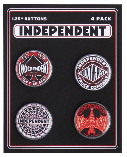 Independent Array 4 Pack Buttons