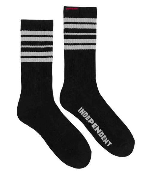 Independent Osage Crew Socks (Black/Grey)