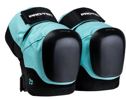 Pro-Tech Pro Line Sky Brown Knee Pads (Light Blue/Black)