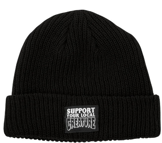 Creature Knit Beanie Black
