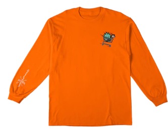 Spitfire Gnarhunters X Spitfire Cart L/S Tee Orange