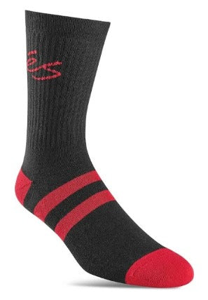 eS Script Striped Crew