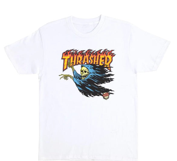 Santa Cruz X Thrasher O'Brien Reaper T-Shirt (White)