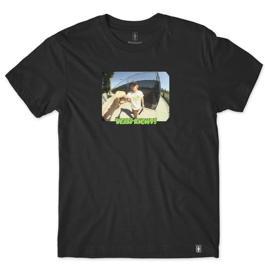 Girl Yeah Right Owen Photo T-Shirt (Black)