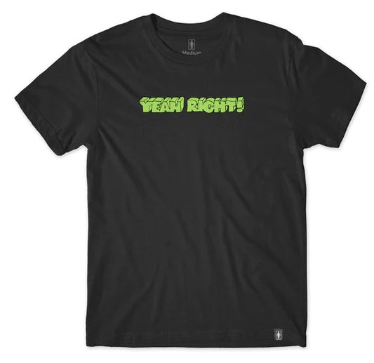 Girl Yeah Right T-Shirt (Black)