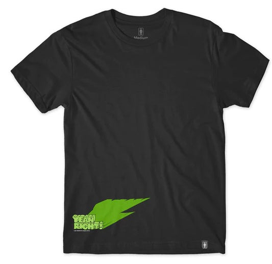 Girl Yeah Right Shadow T-Shirt (Black)