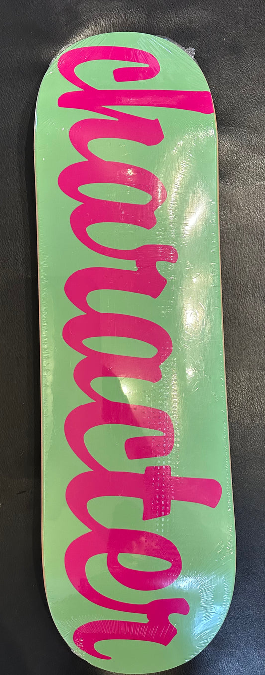 Character Script Deck Mint/Pink
