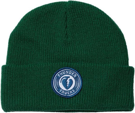 Thunder Charged Grenade Patch Beanie Dark Green