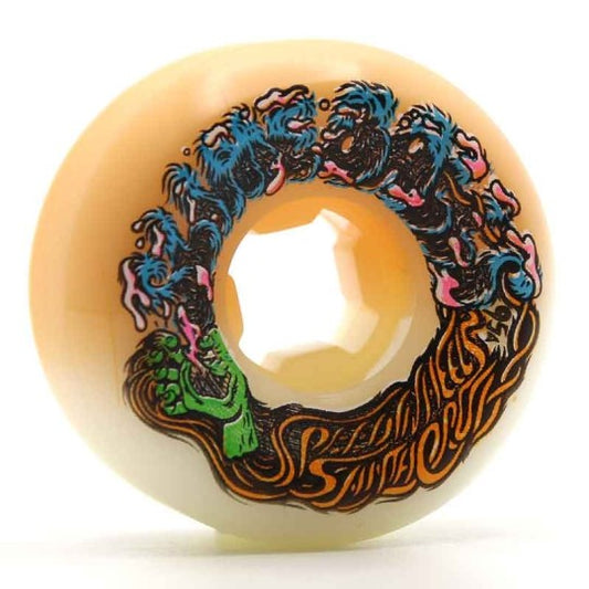 Slime Ball Hairballs 50-50 White Orange 95A 56mm