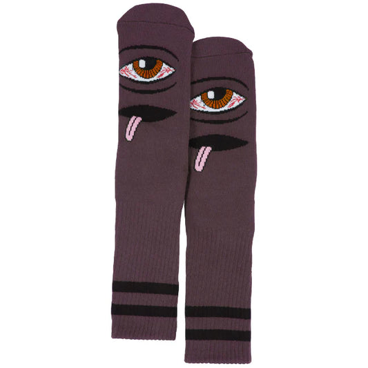 Toy Machine Bloodshot Socks (Eggplant)