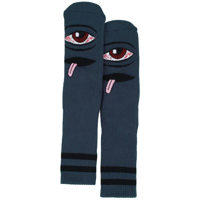Toy Machine Bloodshot Socks (Slate)