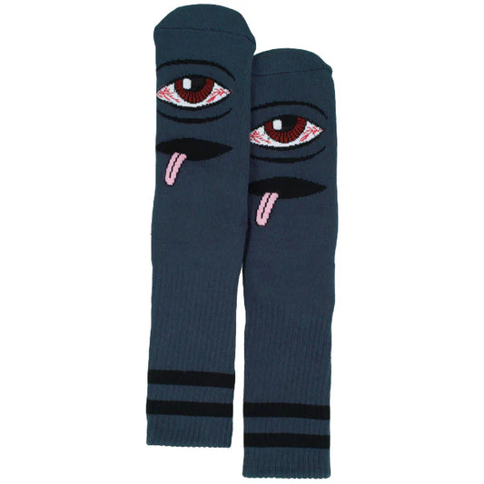 Toy Machine Bloodshot Socks (Slate)