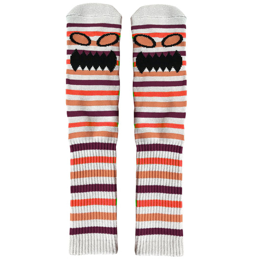 Toy Machine Monster Face Mini Stripe (Orange)