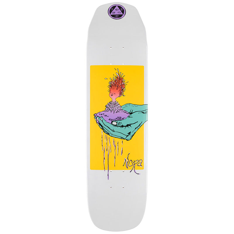 Welcome Nora Soil on Wicked Princess Shaped Deck  8.12"