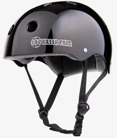 187 Helmet Black Glossy