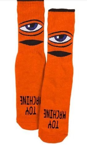 Toy Machine Socks eye Orange