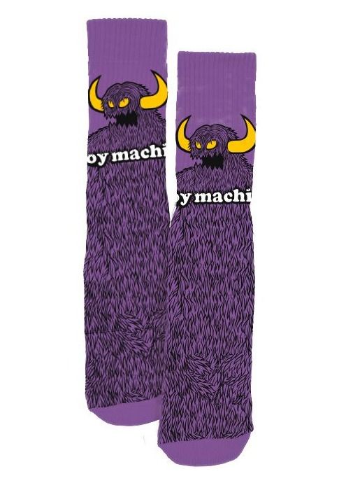 Toy Machine Socks Furry Purple