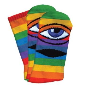 Toy Machine Socks SectEye Rainb