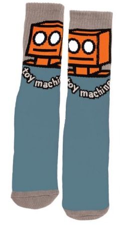 Toy Machine Socks Robot (oat)