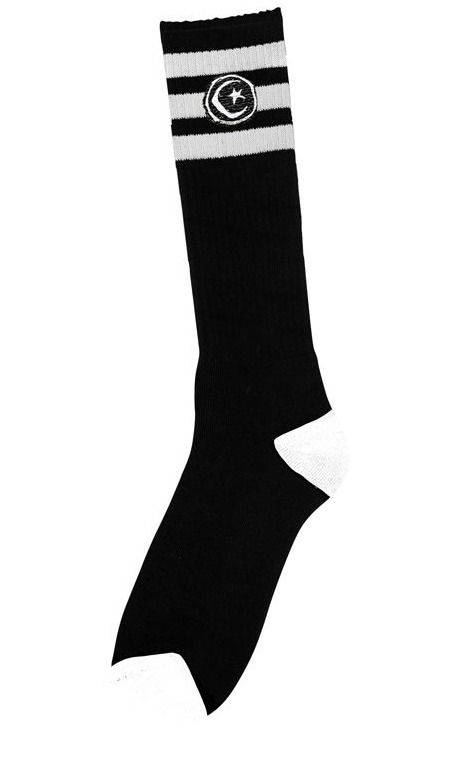 Foundation Socks 3 Stripe Black