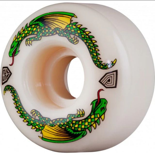 Powell Peralta Dragons 88A - V1 Symmetrical Shape - Narrow Ride Patch - 52mm x 31mm 88A V1 Skateboard Wheels