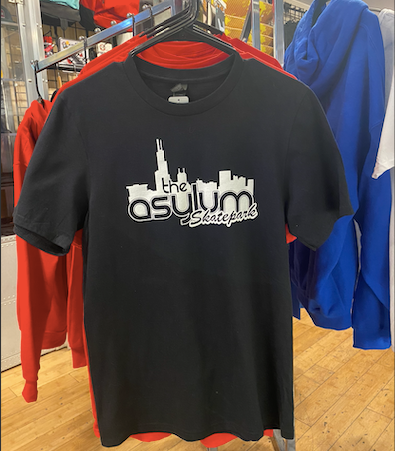 'The Asylum Skatepark' T-Shirt (Black)