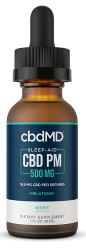 cbdMD - PM Mint 500mg Melatonin Formula (1 fl. oz.)